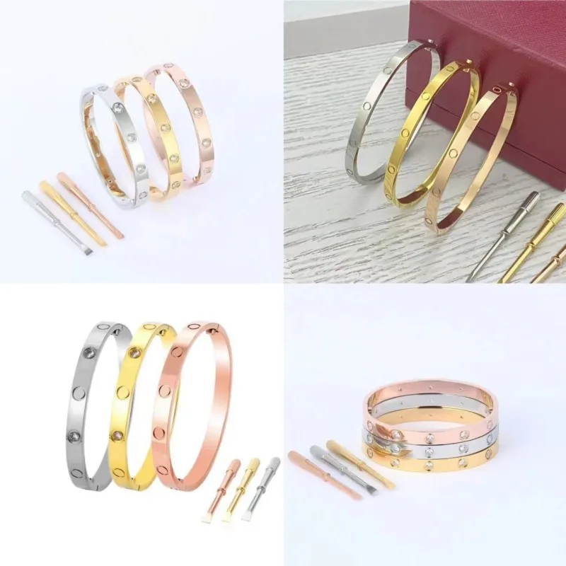 

Classic men's and women's love bracelets Luxury Fashion non-fading jewelry bracelets Valentine's Day gift free shipping