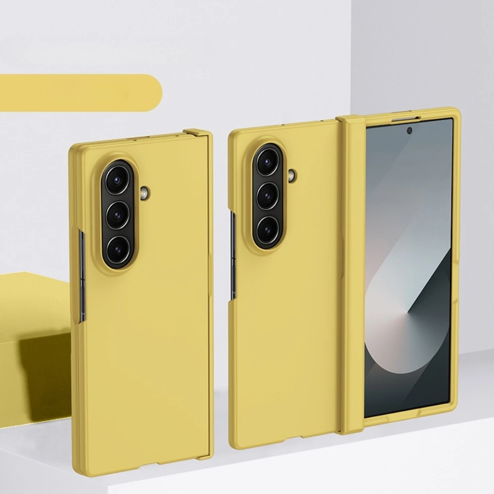 Luxury Matte Solid Color Hard PC Case with Hinge Protection - Shockproof & Slim Cover