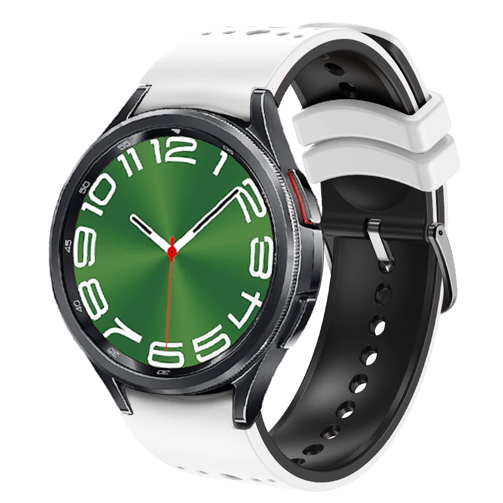 Breathable No-Gap Silicone Watch Strap