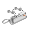 SHARGE Mini Auxiliary battery 5000mAh Power Bank Dual USB-C + Lightning PD Fast Charging Interface for iPhone Samsung HUAWE 3