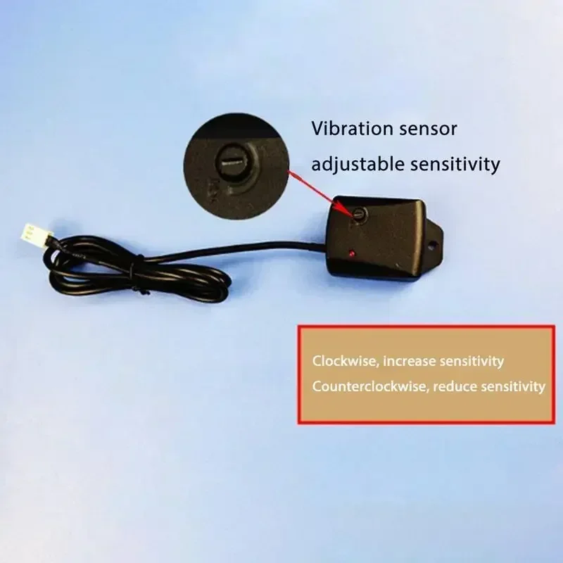 Car Universal Vibration Induction Vibration Sensor Motorcycle High Sensitivity Alarm Anti-theft Device for Motorcycle Accessory