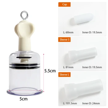 Accessories Glans Protector Cap for Penis Pump Sex Toys for Men Silicone Cover Replacement for Dick Enlarger Extender Stretcher 6