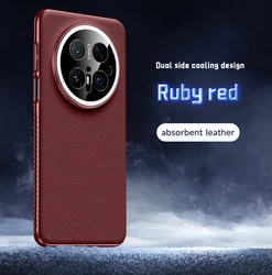 Coque Shockproof en PU Cuir Premium avec Protection de Lentille en Silicone Souple en Fibre de Carbone