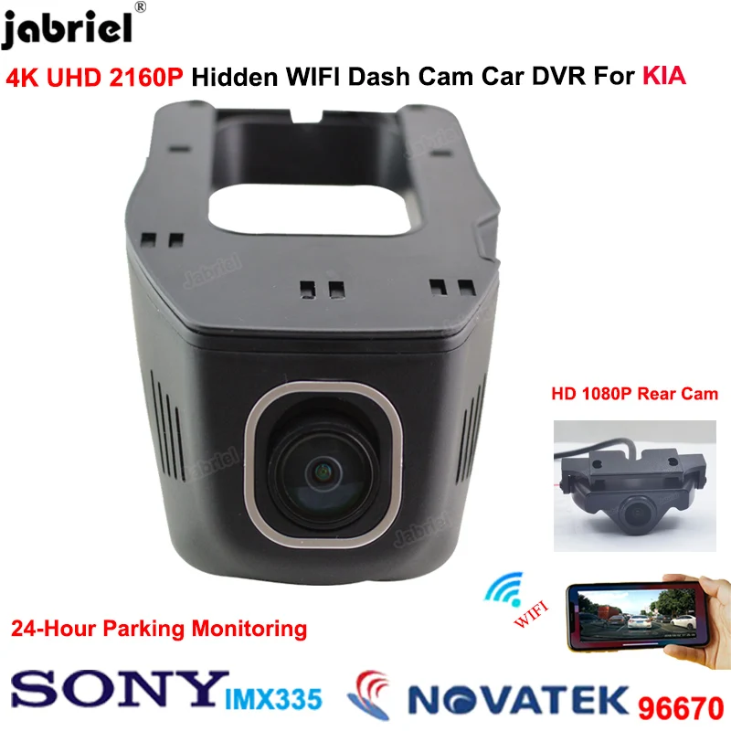 

4K Dash Cam Car Dvr Camera for KIA Rio Ceed Sportage Sorento Picanto Stinger Forte K5 K7 K9 K900 Telluride Stonic Seltos Niro