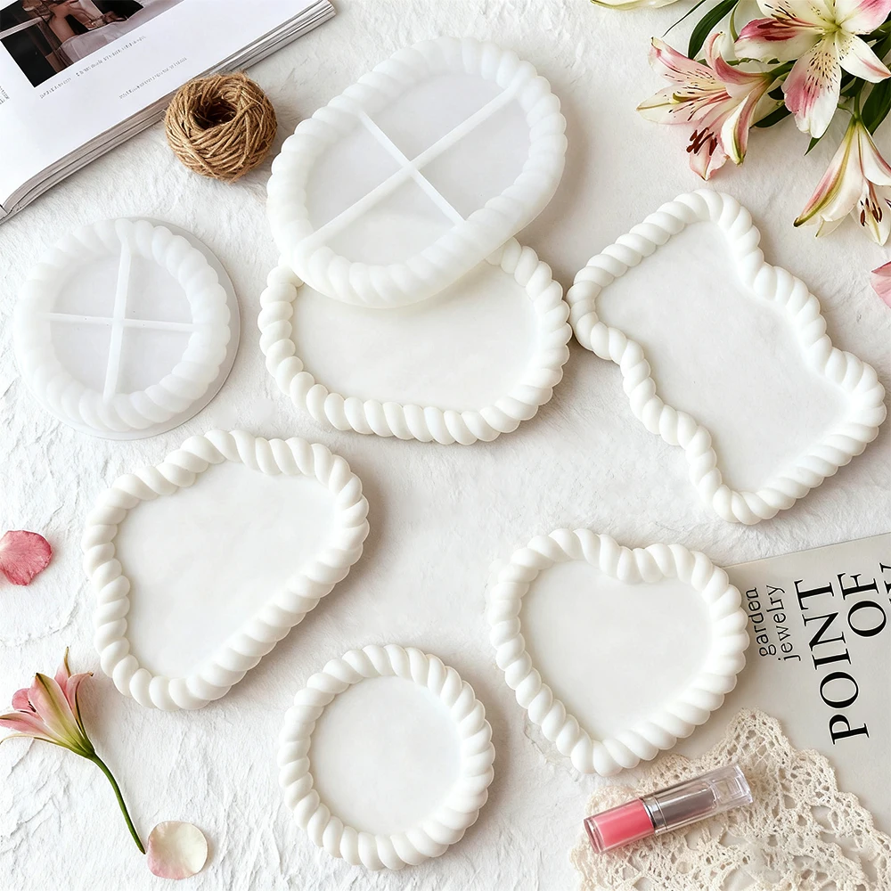 Geometric Cloud Coaster Mold 4