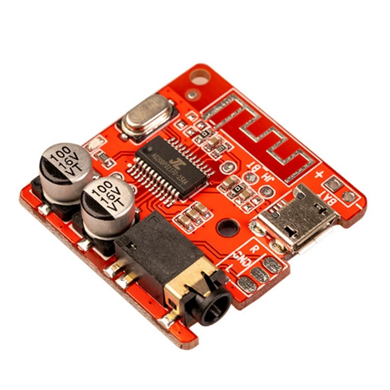 DIY 블루투스 오디오 리시버 보드, 블루투스 5.0 MP3 무손실 디코더 보드, 무선 스테레오 음악 모듈, 3.7-5V