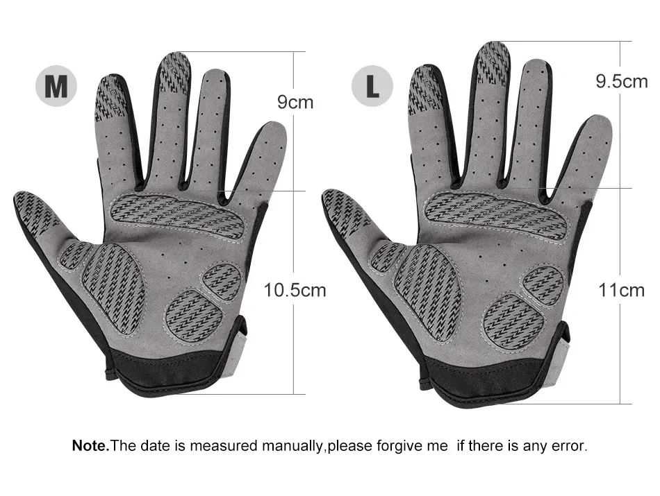 Description Picture 5 of itemNoeby Fishing Gloves Non-slip Full Finger Outdoor Sun Protection Anti-UV Cycling Running Gloves Men Women Tackle