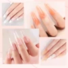 Coscelia Nail Gel Set Full Manicure Kit with 6W Nail Lamp 8PCS 10ML Poly Extension Gel Quick Extension Nail Kit Tools 6
