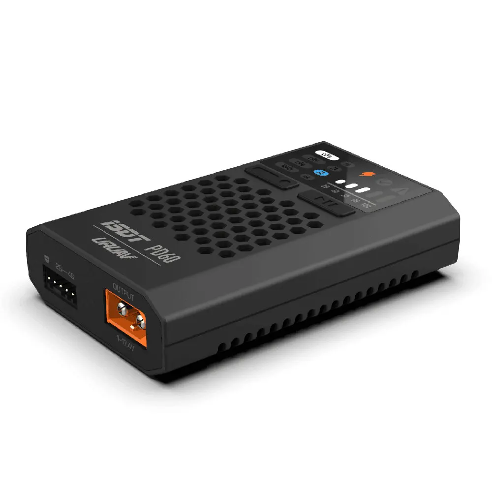 

PD60 60W 6A Battery Balance Charger Type-C Input for 1-4S Lipo Battery