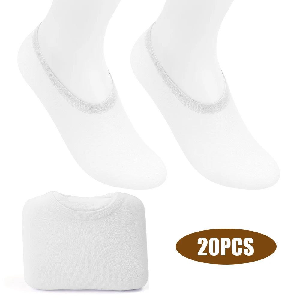 10 Pairs White