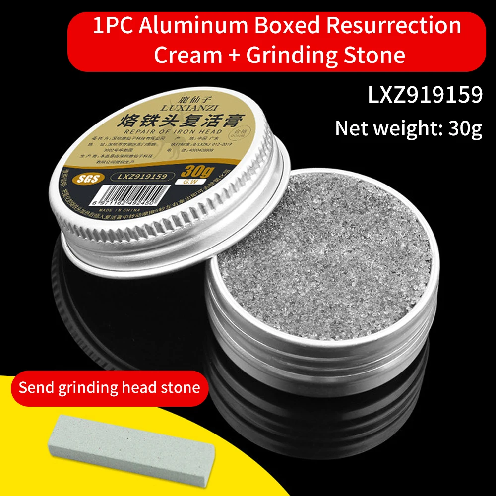 welding rods LUXIANZI Soldering Iron Tip Refresher Solder Cream Clean Paste for Oxide Solder Iron Tip Head Resurrection Welding Equipment welding hoods for sale Welding & Soldering Supplies