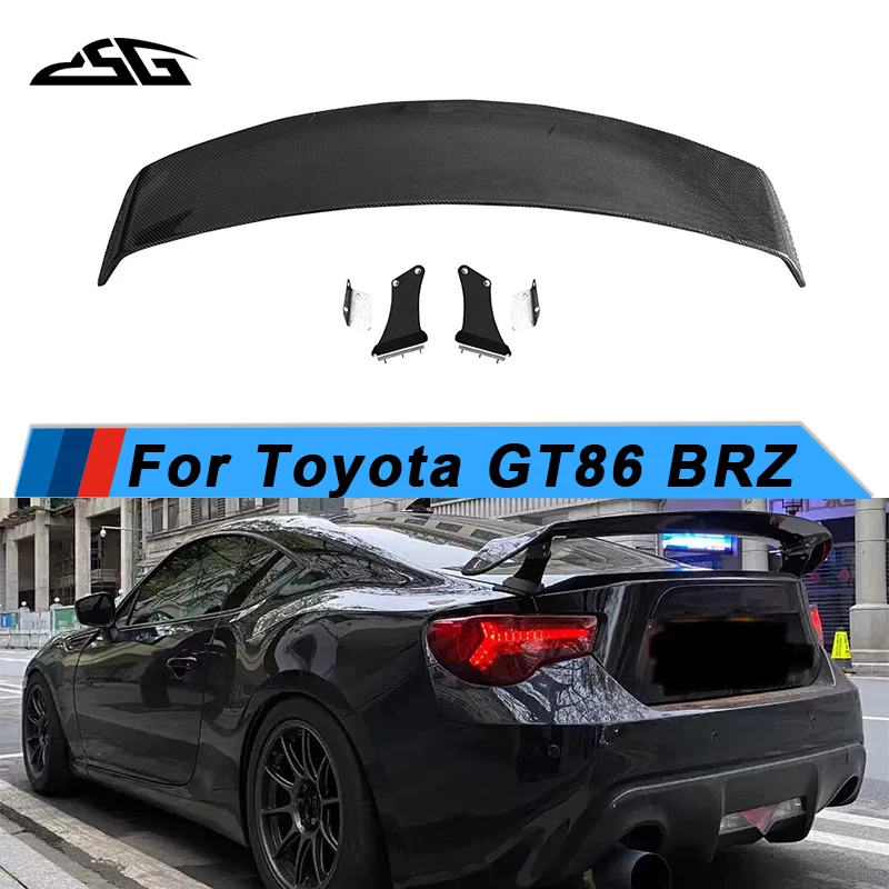 

Car Rear Trunk Lid Spoiler Tail Wing For Toyota GT86 Subaru BRZ SARD Style Carbon Fibre Spoiler Tail Fins Splitter