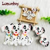 1/3/10Pc Dalmatians baby silicone beads teether clip cartoon animal tooth care pendant DIY pacifier chain accessories baby toys 5