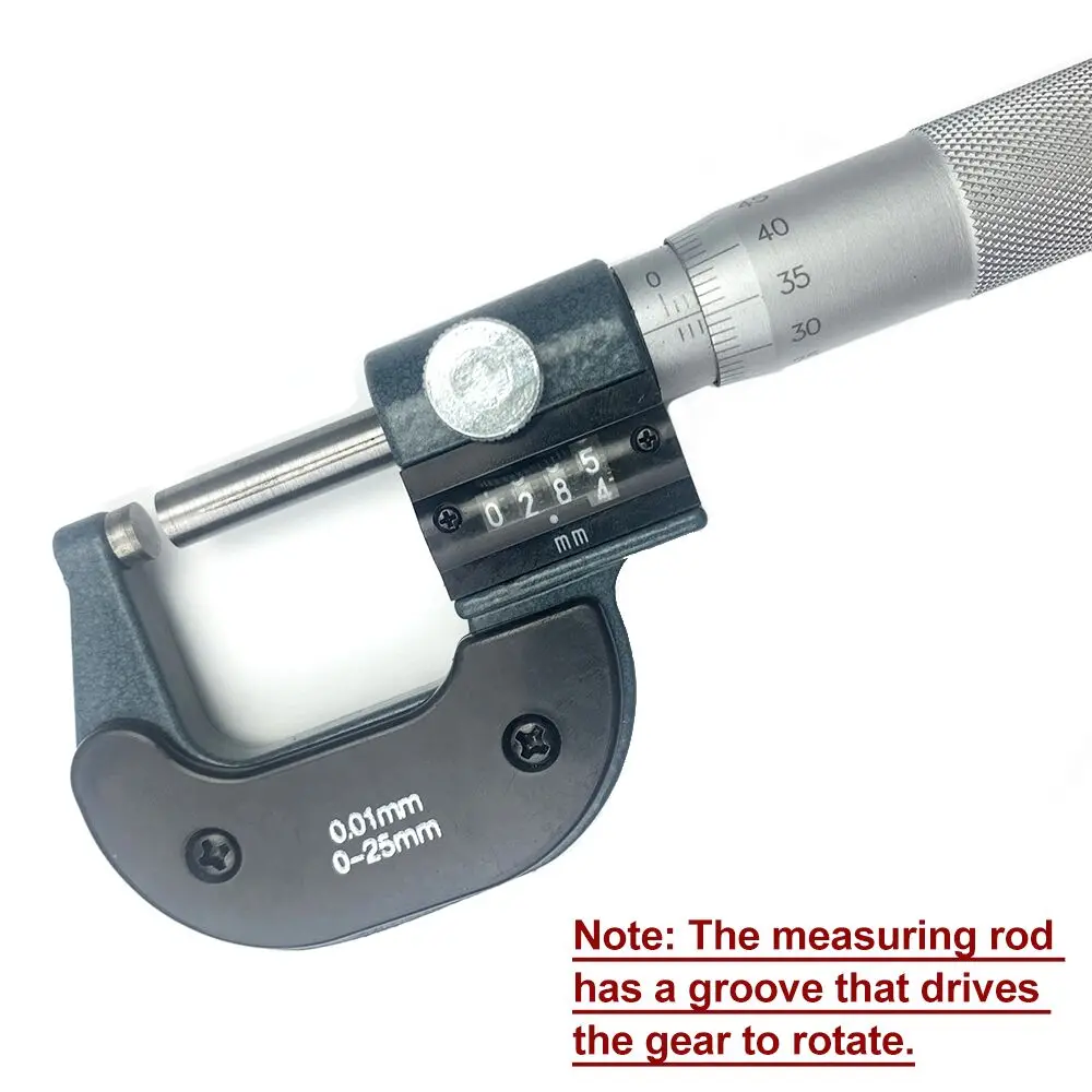 Description Picture 4 of item0-25mm 25-50mm 50-75mm 75-100mm outside micrometer with counter read digital Micrometer counter micrometer thickness gauge tool
