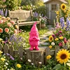 Pink Love Garden Elf Statue, Dwarf Statue Wearing Playful Sunglasses, Cute Heart Shaped Courtyard Decoration, Very Suitable for Lawn, Terrace, and Flower Garden Decoration, Cute and Romantic Home and Garden Decoration Accessories,