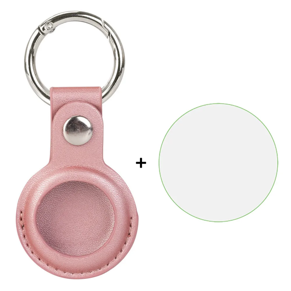 2020 new For AirTags Cover  Leather Protection Anti-Lost Protective Case For Apple Locator Tracker Cover 