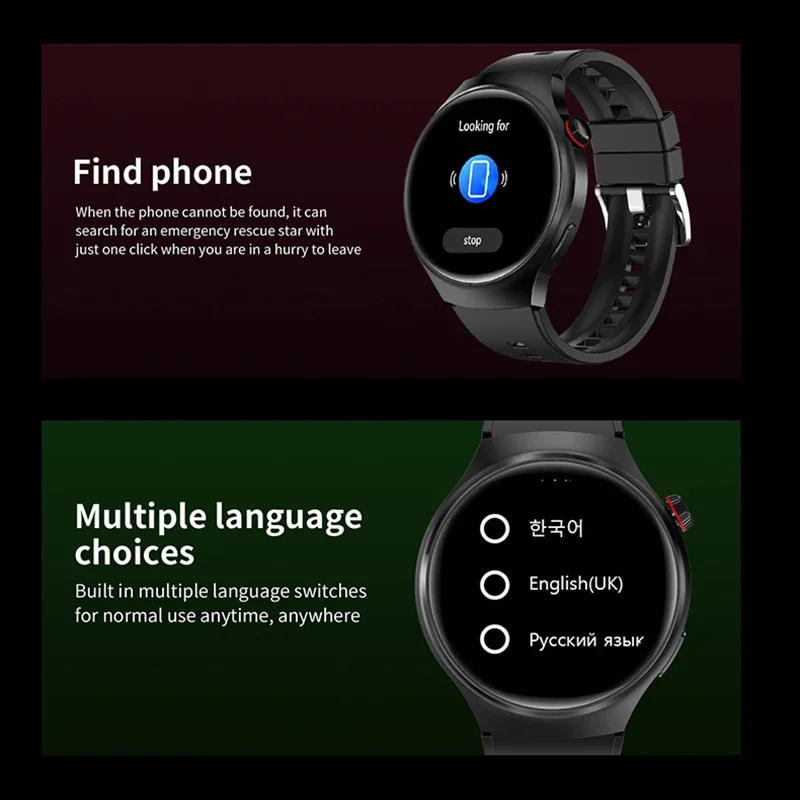 ساعة هواوي GT4 Pro الذكية الأصلية الجديدة لعام 2024 للرجال بنظام تحديد المواقع العالمي (GPS) وتتبع معدل ضربات القلب وضغط الدم وساعة اللياقة البدنية المقاومة للماء 2
