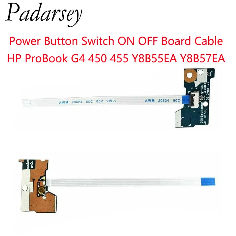 Pardarsey Replacement Laptop Power Button Switch ON OFF Board Cable For