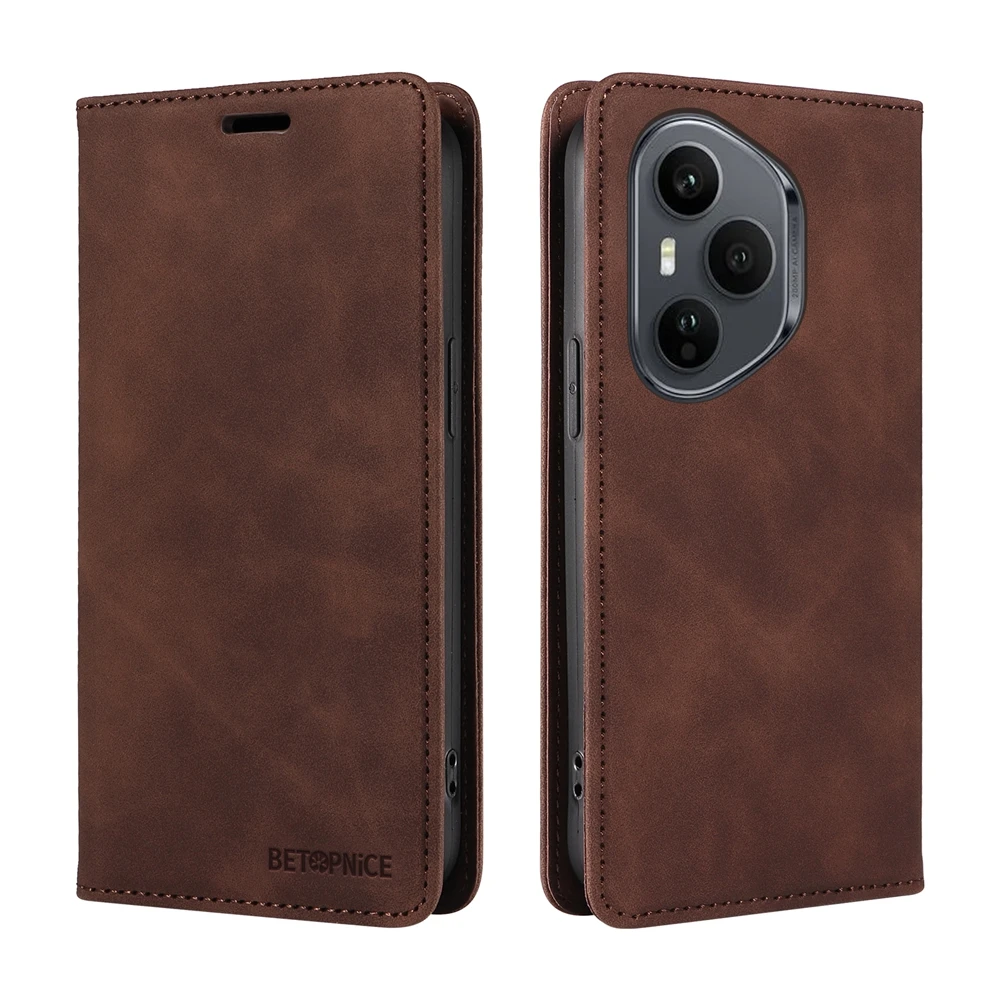 RFID Blocking Magnetic Wallet Phone Case - Leather Cover
