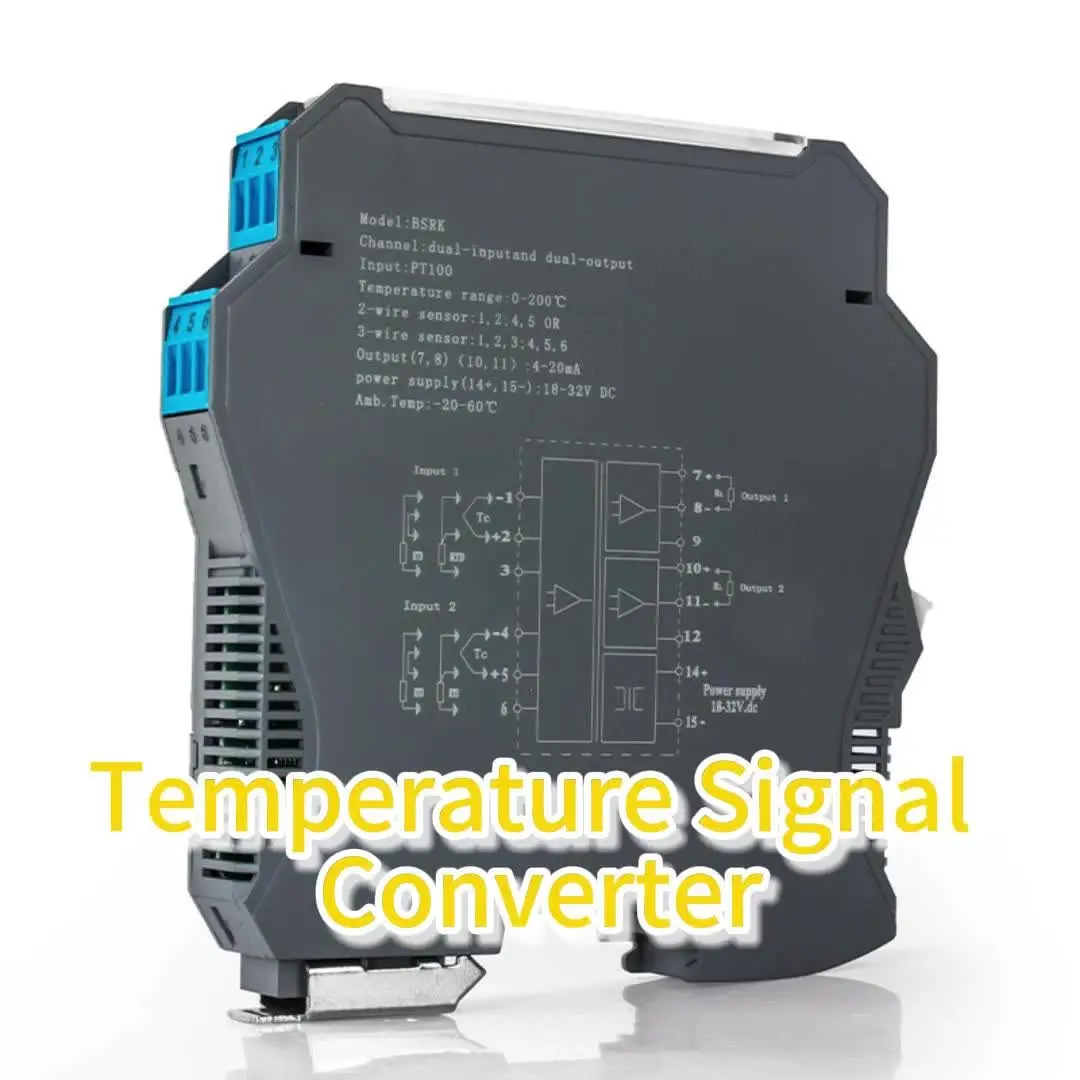 Датчик температуры PT100 0-100 ℃ 0-200 -50-200 RTD Преобразователь сигнала 4-20 мА 0-10 В 0-5 RS485
