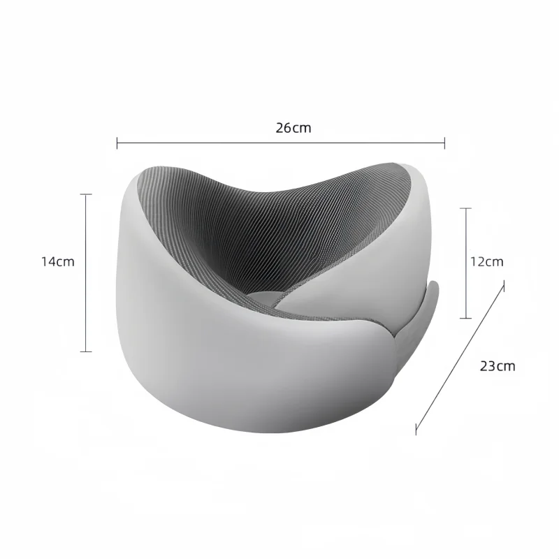 Memory Sponge Neck Pillow Adjustable Size U-shaped Neck Pillows Portable Nap Pillow For Travel Working Cervical Vertebra Protect 6