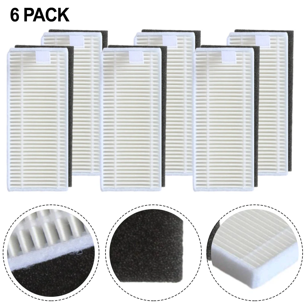Description Picture 2 of item6Pcs HEPA Filter For Lefant Hepa Filter Replacement Accessories M310 Robot Vacuum Cleaner Washable Filter Household Clean Tools