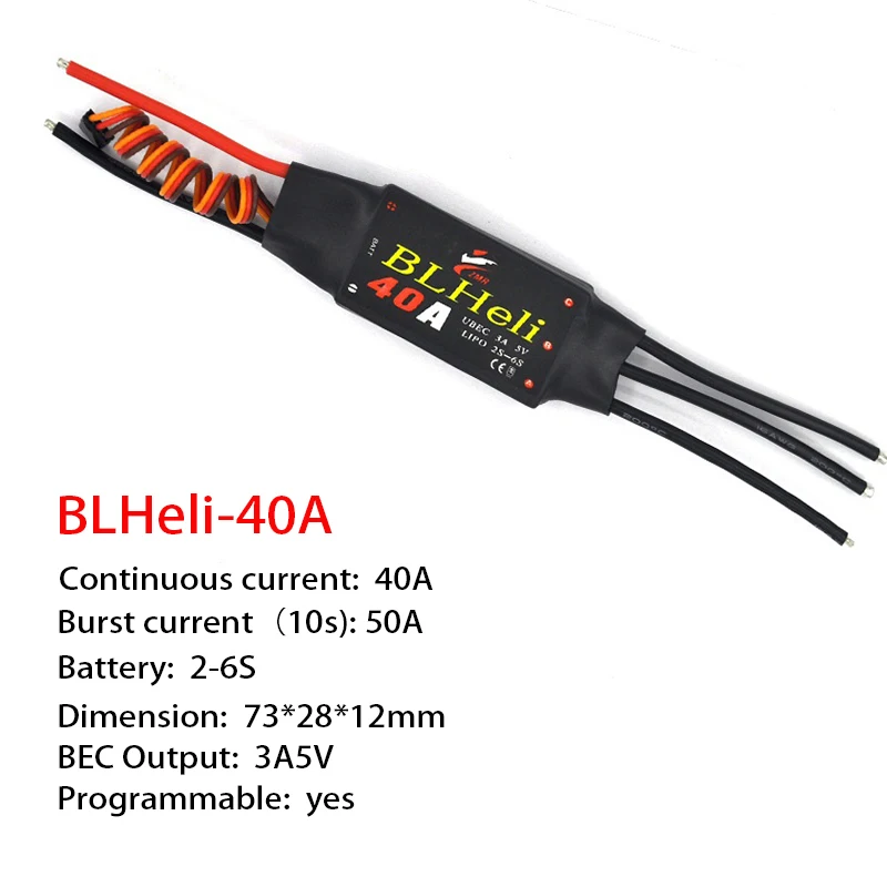 Contrôleur ESC 12A-80A pour micro moteur RC, lot de 1 ou 2