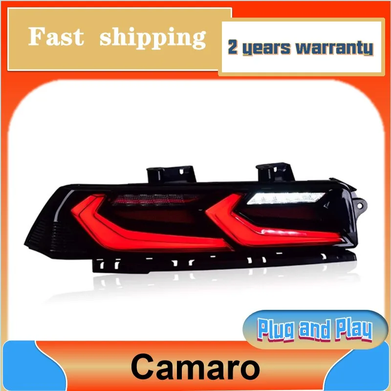 

Car Styling for Chevrolet Camaro Taillight 2014-2015 Camaro Tail Lights Rear DRL Fog Brake Turn Signal Reversing