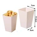 White popcorn box