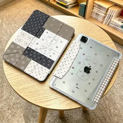 Vintage Patchwork Star Brown Tablet Cover Case - IPadAir3 10.5in (B)