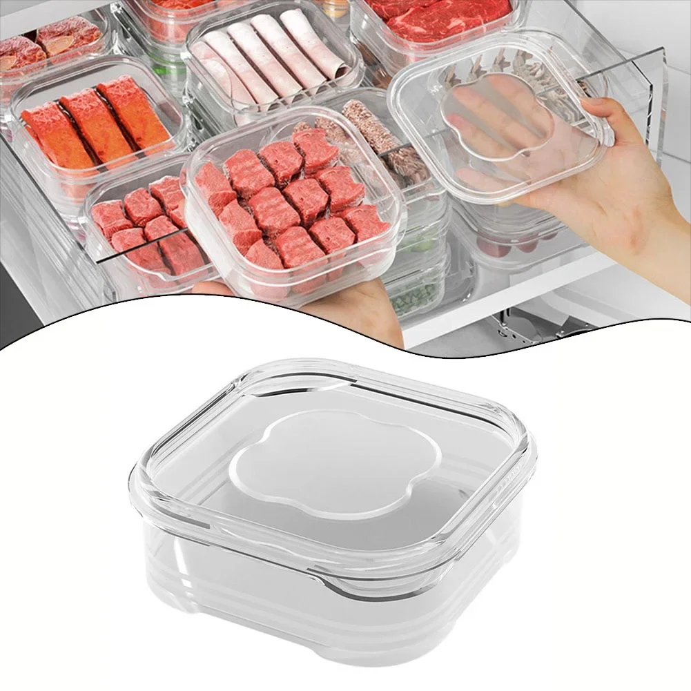 

Refrigerator Preservation Storage Box Drain Basket Storage Containers Sealed Box Vegetable And Fruit Food Grade Drain Box