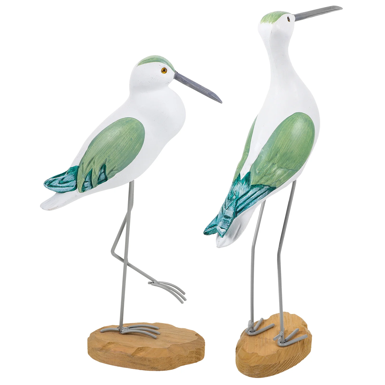 

Imikeya Seagull Ornaments Outdoor Home Decor Tv Stand Desktop Coastal Beach Bird Statue Seaside Ocean Wooden Craft