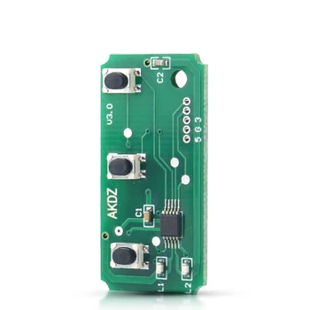 Chiave telecomando per Ford Focus 2 3 Mondeo Fiesta C Max S Max Galaxy ID60 ID63 Chip 433MHz - KEYYOU spedizione gratuita 433MHz 3 pulsanti circuito chiave remota per Ford Focus 2 3 Mondeo