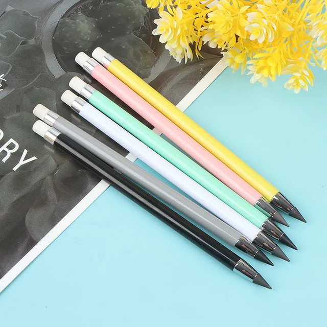 Creative Inkless Unlimited Writing Macaron Color No Need To Sharpen Not Easy Break Pencil Office School Writing Tool 2