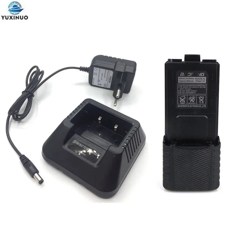 

BL5 BL-5 3800mAh Extended Battery + CH-5 Rapid Charger for BAOFENG UV-5R BF-F8 UV5R UV-5RE UV-5RA 5RB 5RL F8HP Radio Accessories