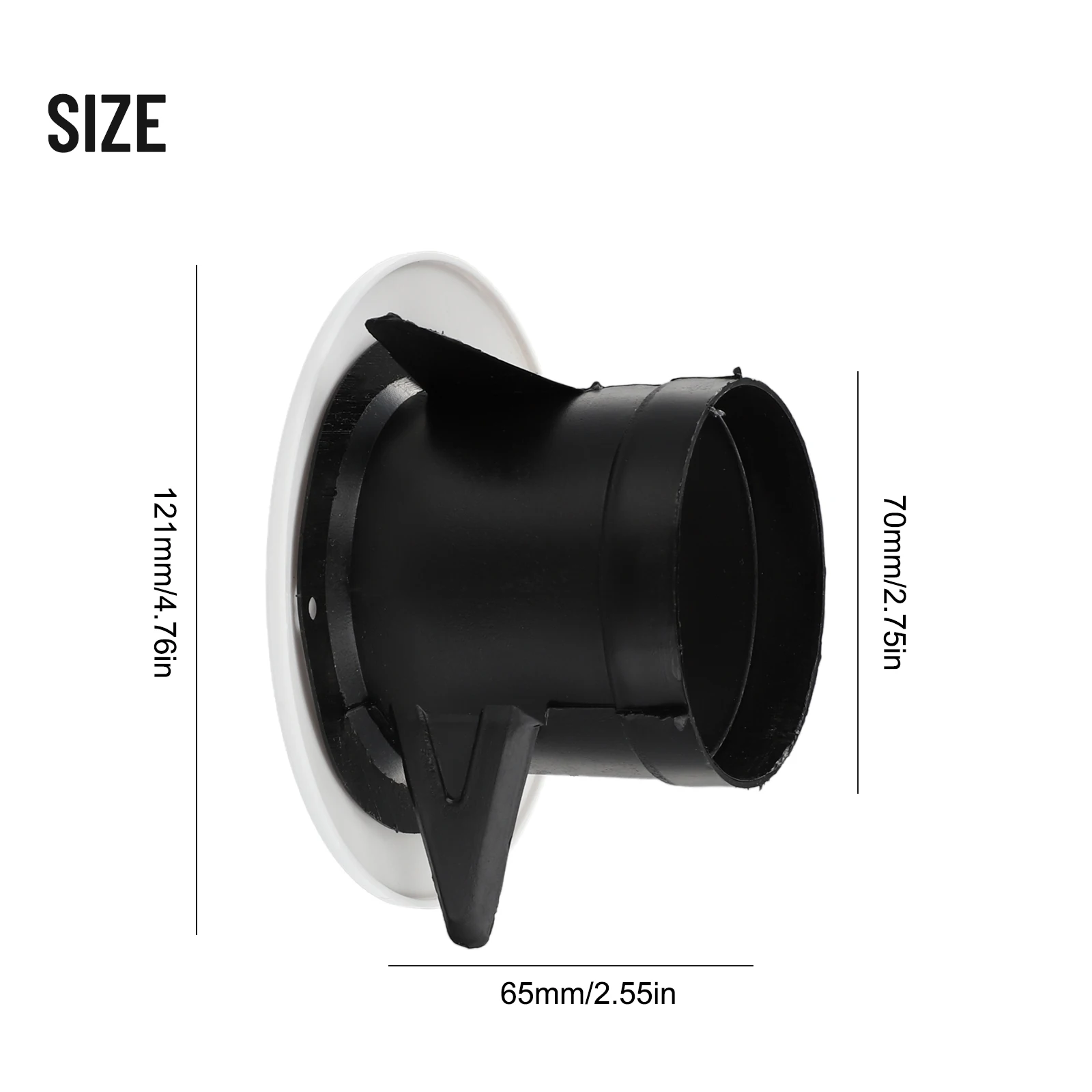 ABS Tuyere Ceiling Air Supply Mountable HOT AIR Vent Grille Cover Easy Diffuser Adjustable Air Volume Exhaust Hood 1pc
