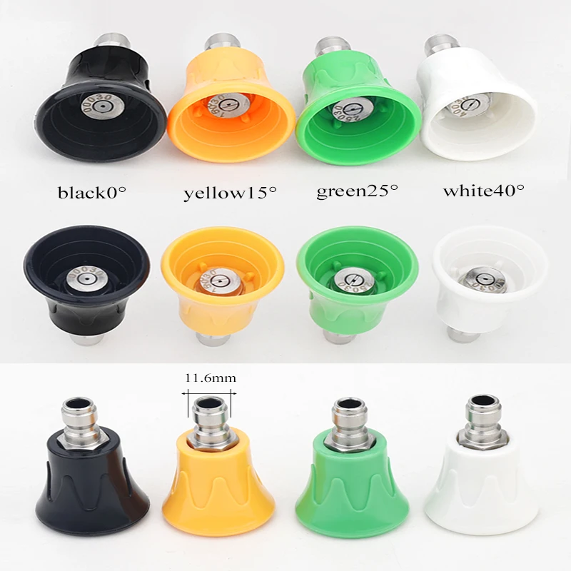 Car Wash Accessories For High Pressure Washer Water Gun Nozzle Sputtering-Proof 1/4 Quick Connector Nozzle For Wash Car 3