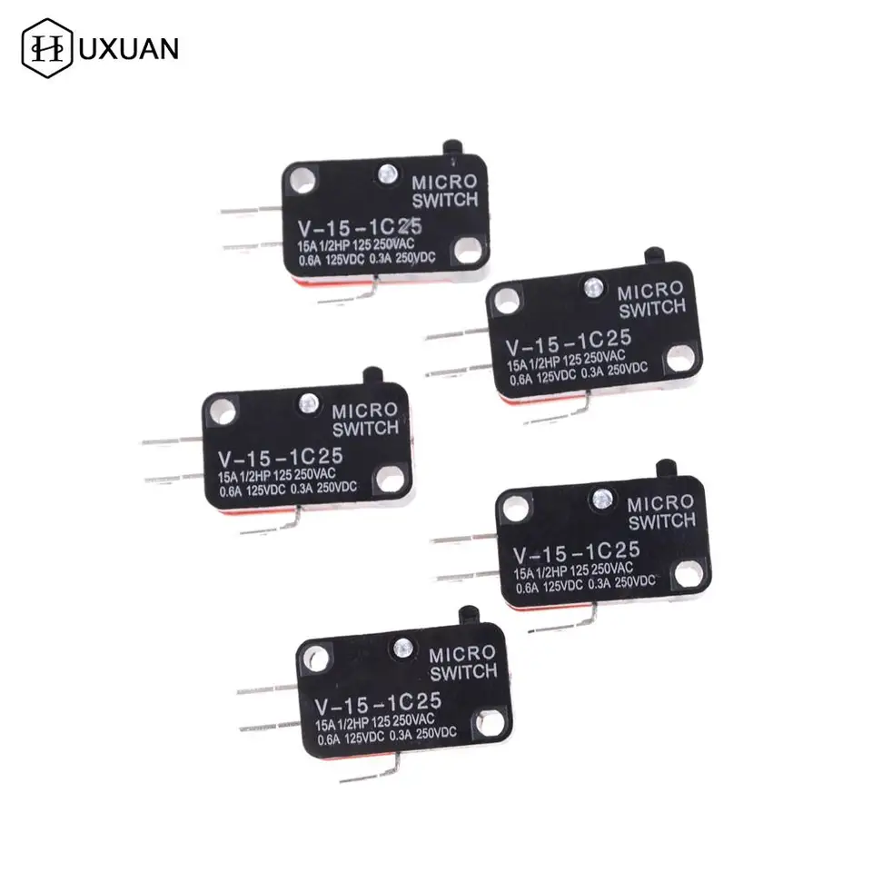 5 Micro Interruttori Finecorsa V-15-1C25 - SPDT Istantanei Per Elettrodomestici E Apparecchi Elettrici - Foto 7