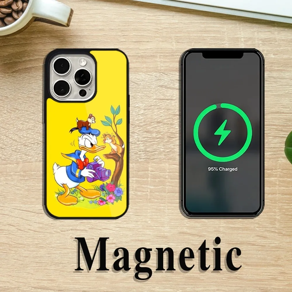 MINISO Donald Duck Cartoon Phone Case For iPhone 11 12 13 14 15