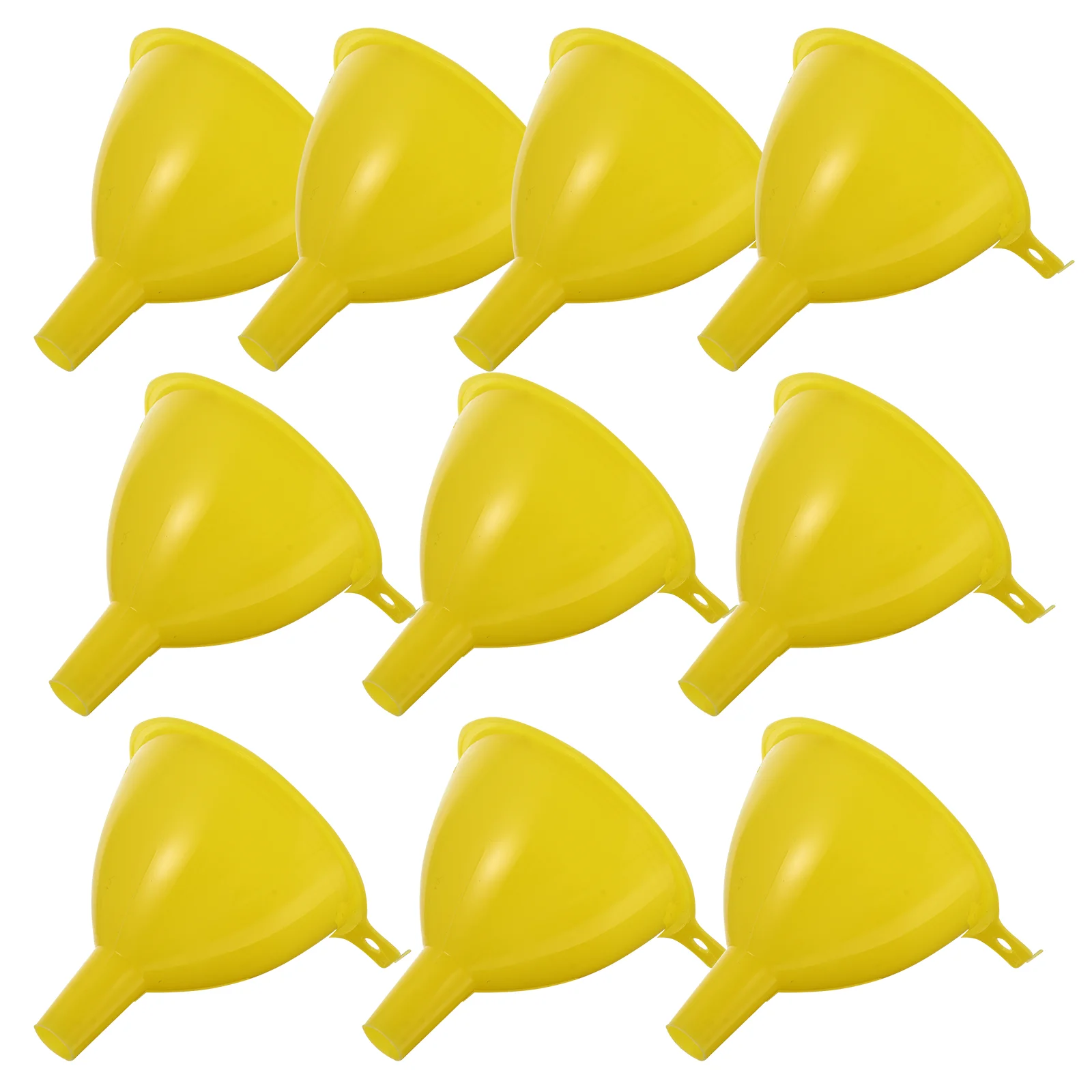 

10 Pcs Beer Bar Plastic Funnel Collapsible Water Scientific Experiments Filling