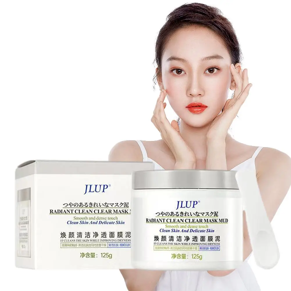 

White Mud Cleansing Mask Oil Control Remove Blackhead Pores Women Skin Men Cleaning Acne Care Shrink Products Pores Q3R5