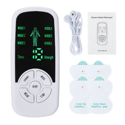Advanced EMS Electric Muscle Stimulator with 6 Therapy Modes (White)