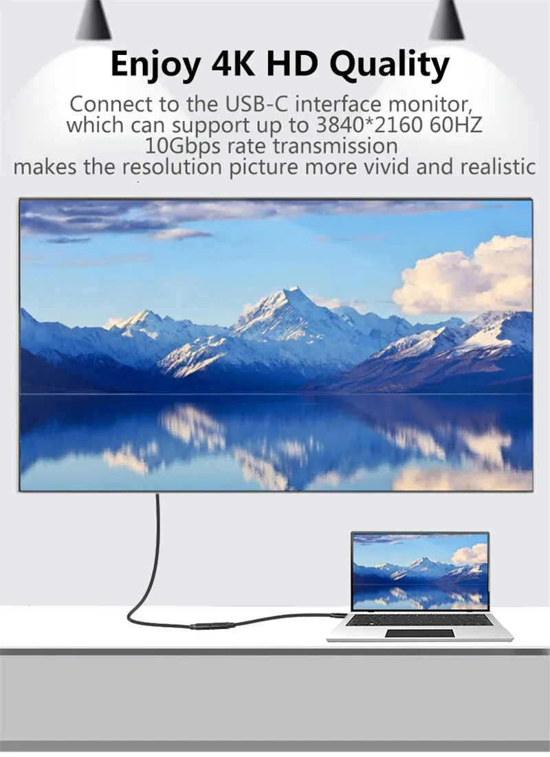 Lot De 4 Adaptateurs USB C Vers USB 3.0, Adaptateur USB C Femelle Vers USB Mu00e2le