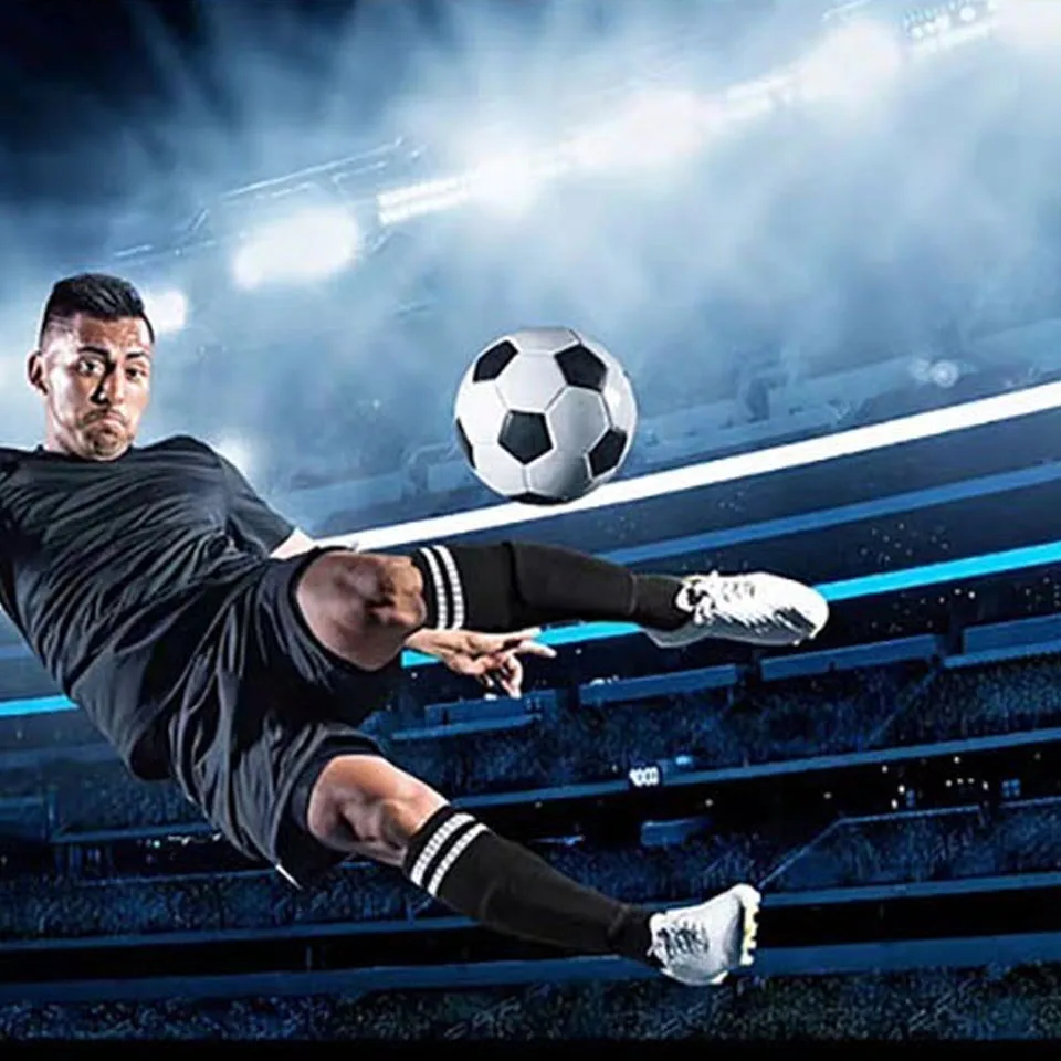 1Pair Carbon Patterned Soccer Leg Supports Kids Soccer Leg Safety Calf Support Adult Shin Pads Thickened Foam Protective