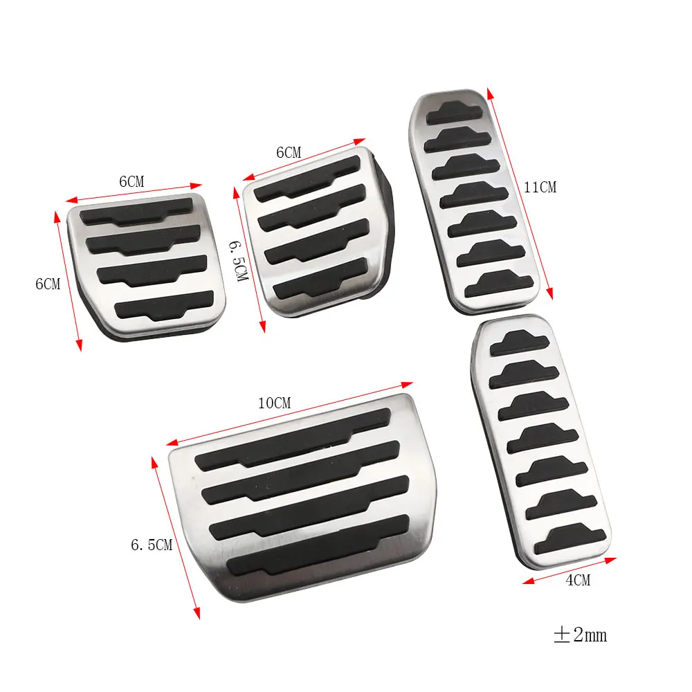 Car Accessories Car Pedals Pedal Cover Car Pedals for Range Rover Evoque Land Rover Discovery Sport for Jaguar E-Pace Footrest Gas Brake Pedal Cover Ccessories