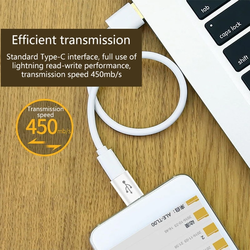 모든 Type-C 플러그용 휴대폰 충전 어댑터 Type-C-마이크로 USB 변환기