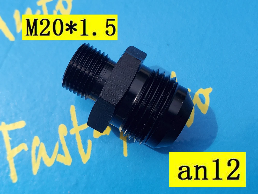 

Male M20 P1.5 M20 * 1.5 M20 x 1.5 to -12an an12 an 12 male adaptor adapter Fitting