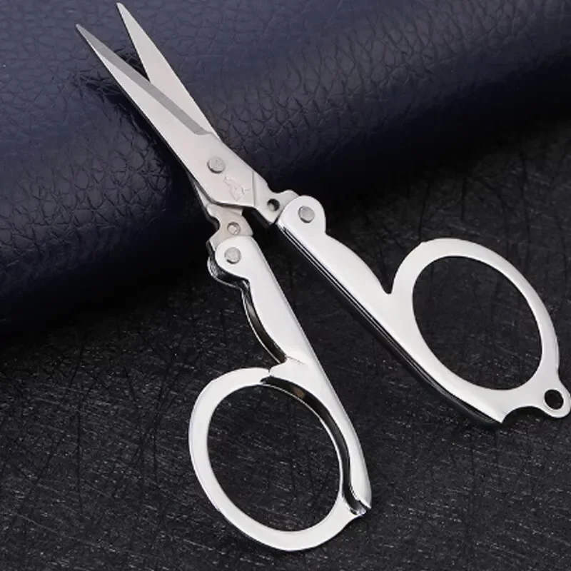 Folding Scissors Multifunctional Stainless Steel Folding Small Household Mini Thread Cutting Nail Tools
