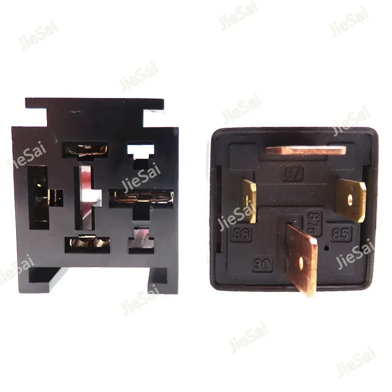 Description Picture 5 of item1set JD2912 80A 4Pin Normally Open Direct Current Car Relay Wide Foot High-power Automotive Relay With Socket