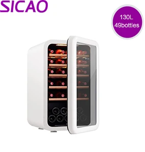 White Wine Cooler Humidor Wine Bottle Fridge Celler Refrigerator Cabinet for Home